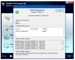 PROMT Professional Crack 22.0.44 + Serial Kunci Unduh [2022]